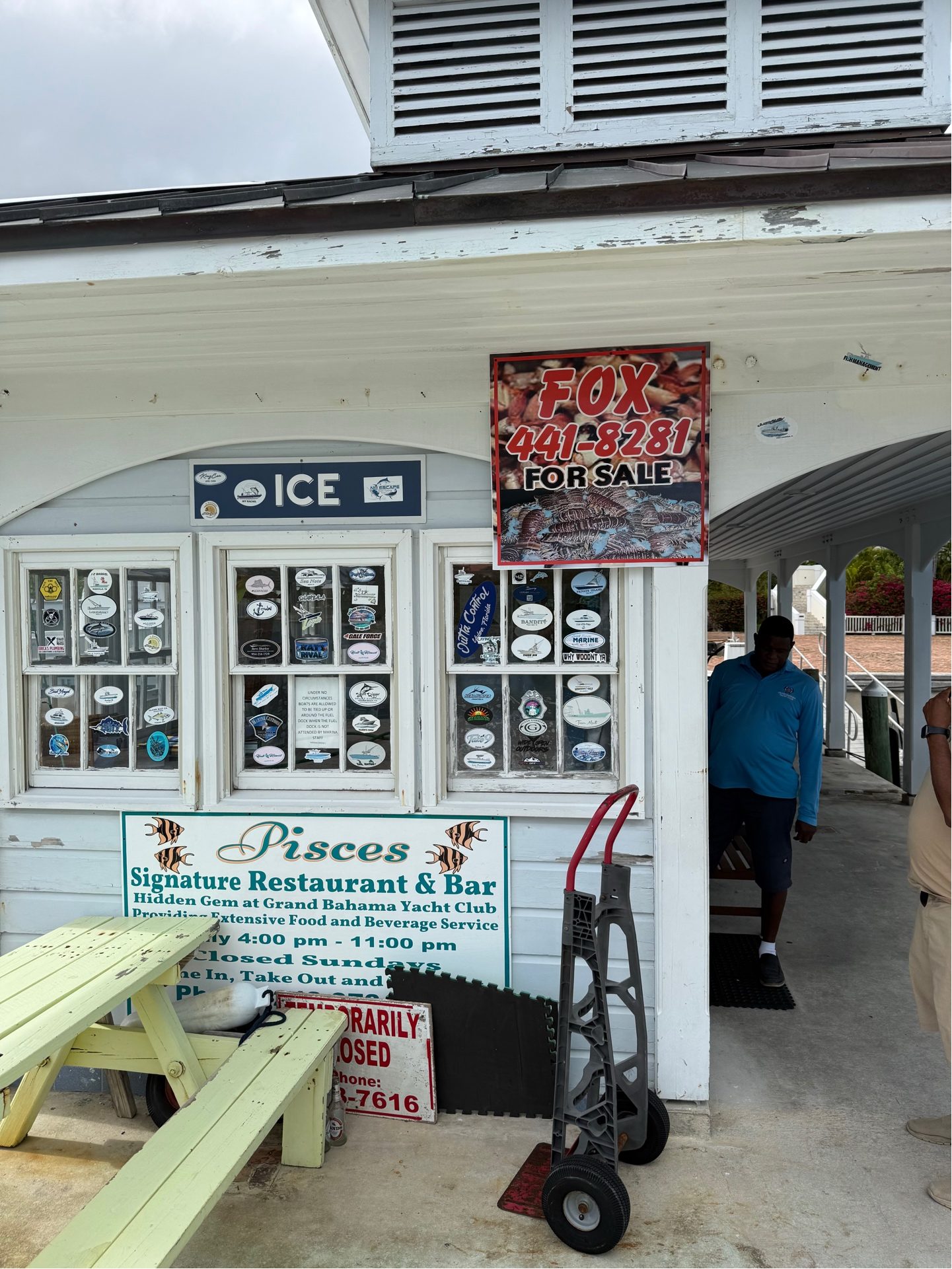 Local restaurant exterior